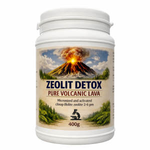 Zeolit Detox Pure Volcanic Lava 400g Aktywowany Mikronizowany Oczyszczanie